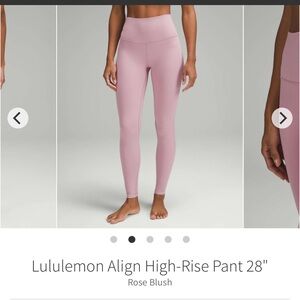 Lululemon Align High-Rise Pant 28” Size 12🍋